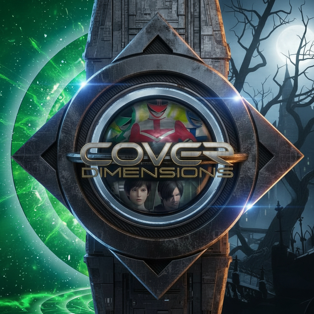 Cover Dimensions Power Rangers x Resident Evil