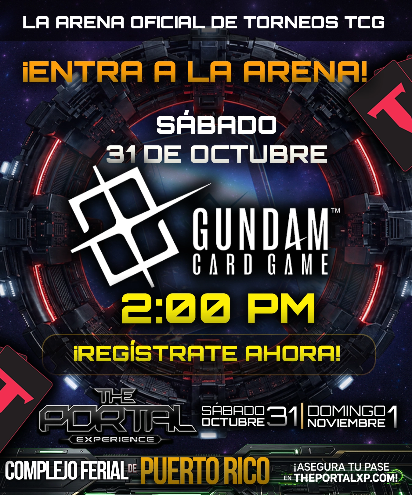 Promoción del torneo Gundam Card Game